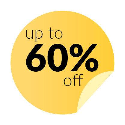Get up to 60% off 